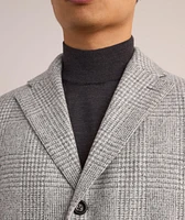 Glen Check Wool-Blend Overcoat