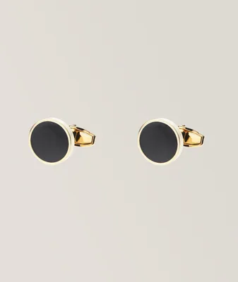 Onyx Round Cufflinks