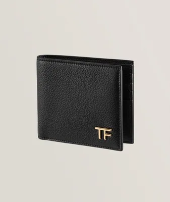 Grained Leather Bifold Wallet