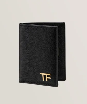 Grain Leather Bifold Cardholder 