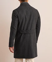 Insert Wool Houndstooth Coat