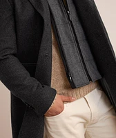 Insert Wool Houndstooth Coat