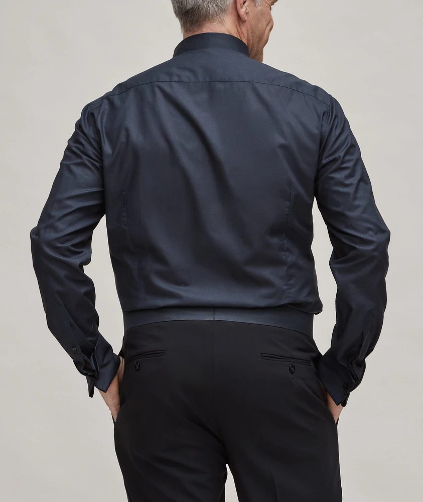 Pleated Front Tuxedo Shirt
