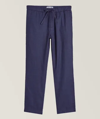 Oscar Linen-Cotton Chinos