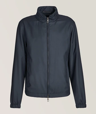 Icon Collection Cashmere-Silk Water-Repellant Blouson