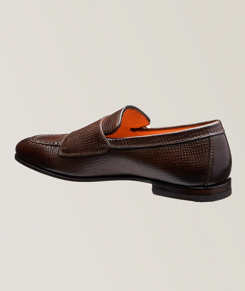 Carlos Cross Hatch Double Monkstraps