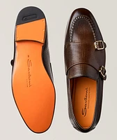 Carlos Cross Hatch Double Monkstraps
