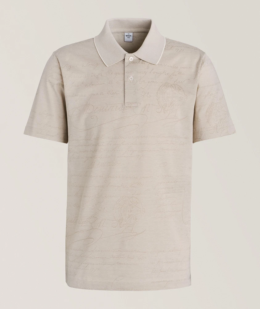 Scritto Cotton Polo
