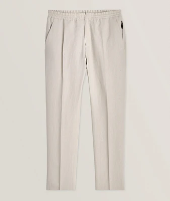 Wool-Polyamide Drawstring Pants