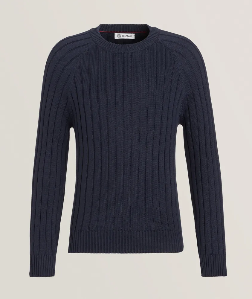 Ribbed Cotton Sweater