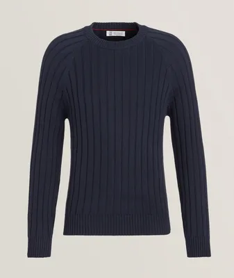 Ribbed Cotton Sweater