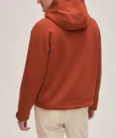 Cashmere Jacket With Scritto Leather Detailing