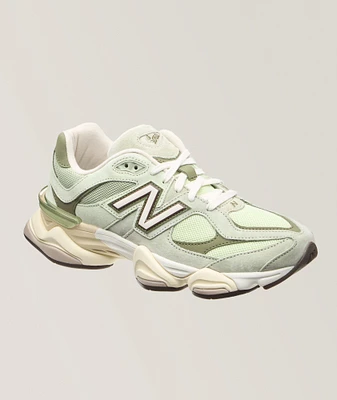 9060 Suede-Mesh Sneakers