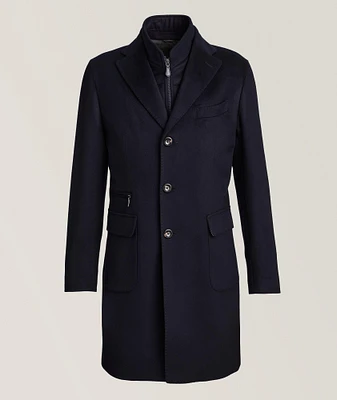 Insert Virgin Wool-Cashmere Coat