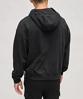 Cotton Quarter-Zip Hooded Sweater
