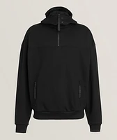 Cotton Quarter-Zip Hooded Sweater