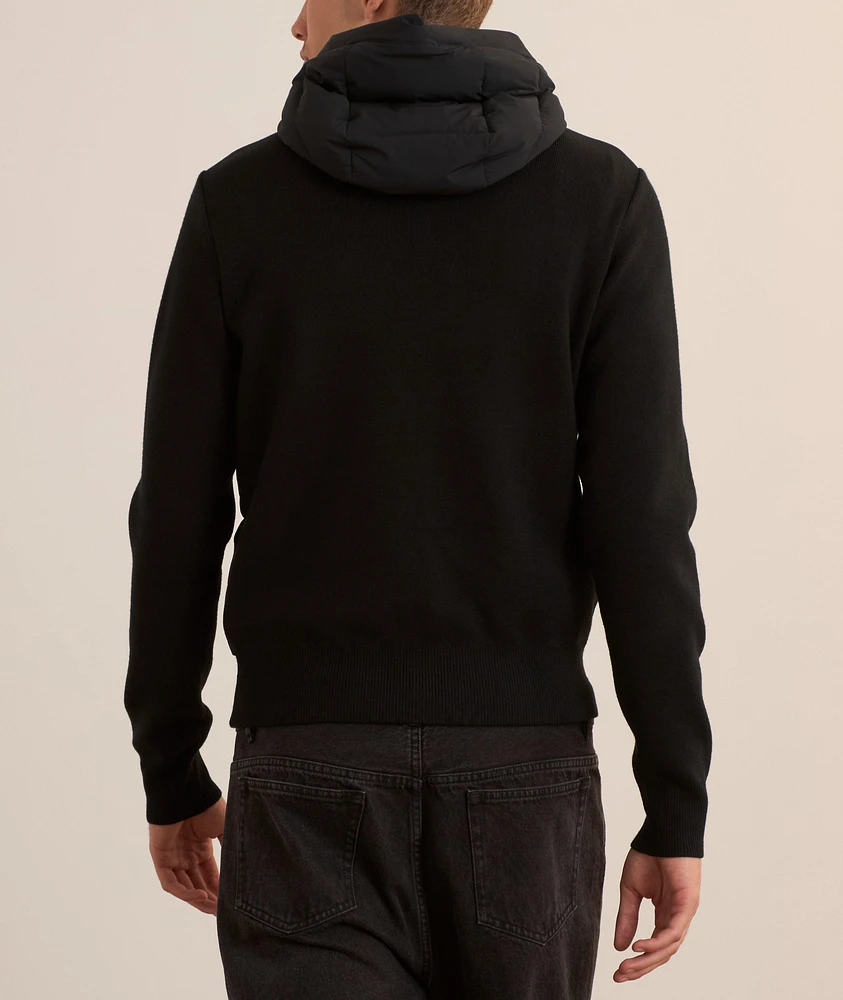 Andrew Hybrid Down Hooded Jacket