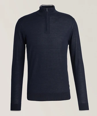 Nando Wool-Blend Quarter-Zip Sweater