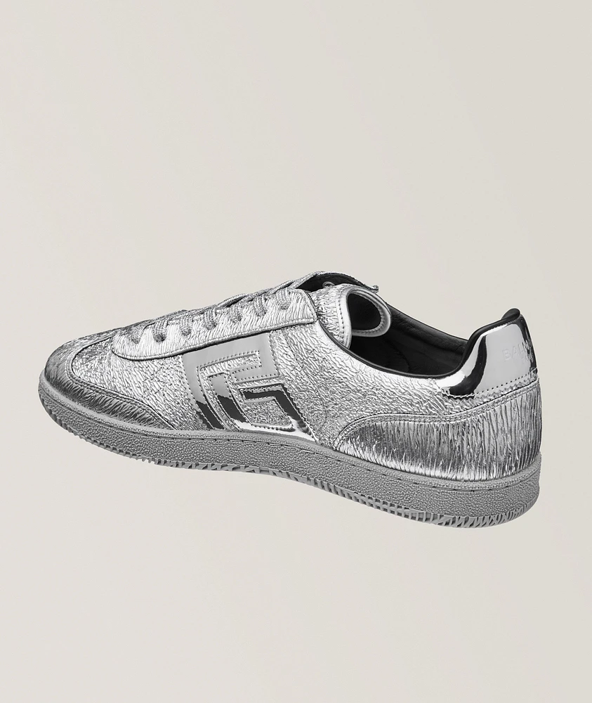 Swan Mirror Leather Sneakers