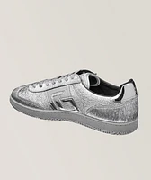 Swan Mirror Leather Sneakers