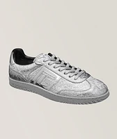 Swan Mirror Leather Sneakers
