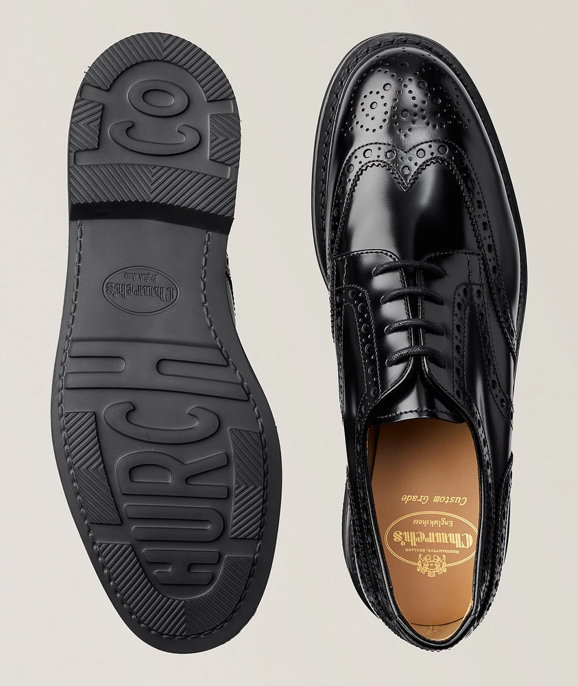 Norwich Polished Leather Wingtip Derbies