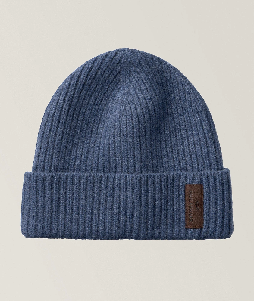 Ribbed Virgin Wool Toque