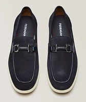 Cosimo Double Gancio Suede Loafers