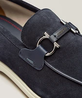Cosimo Double Gancio Suede Loafers