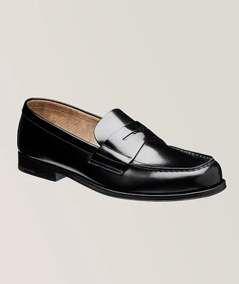 Brushed Spazzolato Leather Loafers