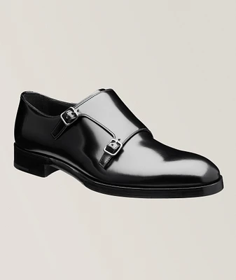 Brushed Spazzolato Leather Monkstraps