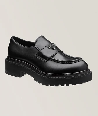 Polished Leather Loafers