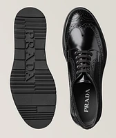 Brushed Leather Derby Brogues