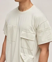 Multi-Pocket Utility Cotton T-Shirt