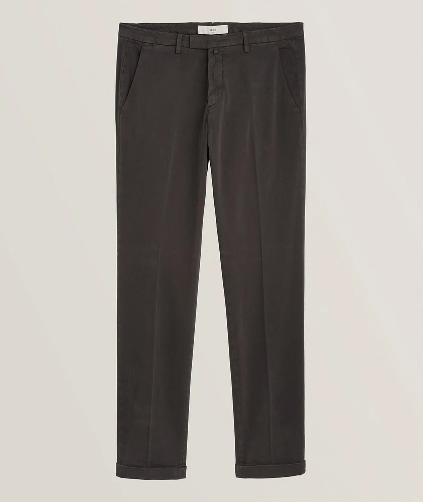 Stretch-Cotton Jersey Chinos