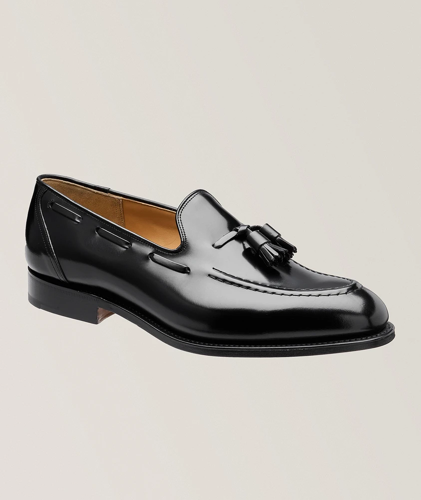 Kingsley Tassel Polished Leather Loafers