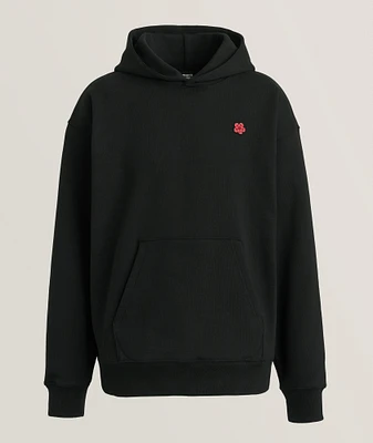 Large Boke Stretch-Cotton Hooded Sweater