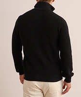 Wool-Blend Quarter-Zip Sweater