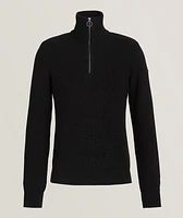 Wool-Blend Quarter-Zip Sweater