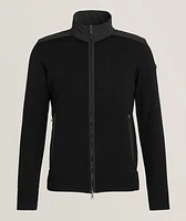 Virgin Wool Full-Zip Sweater