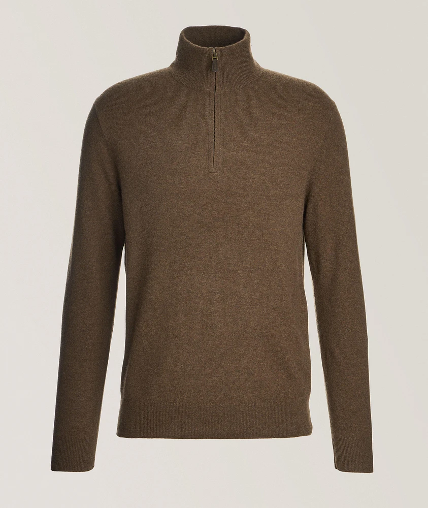 Wool Quarter-Zip Sweater