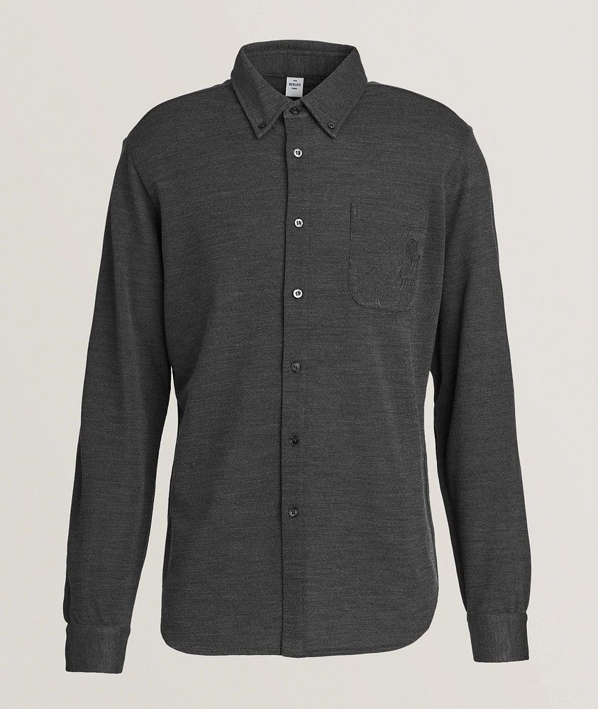 Scritto Wool-Silk Shirt