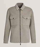 Wool-Cashmere Double Face Overshirt