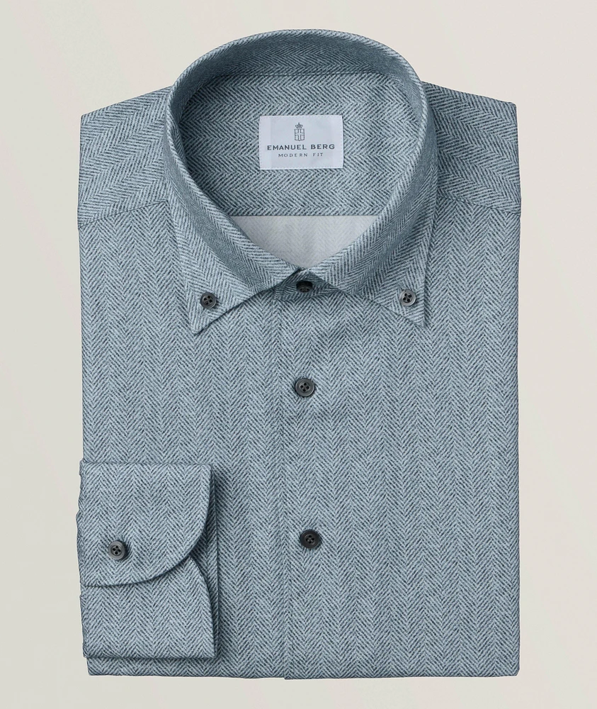 Bellagio Sartorial Herringbone Dress Shirt