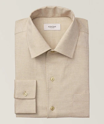 Cotton-Cashmere Twill Shirt