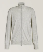 Wool-Cashmere Full-Zip Sweater