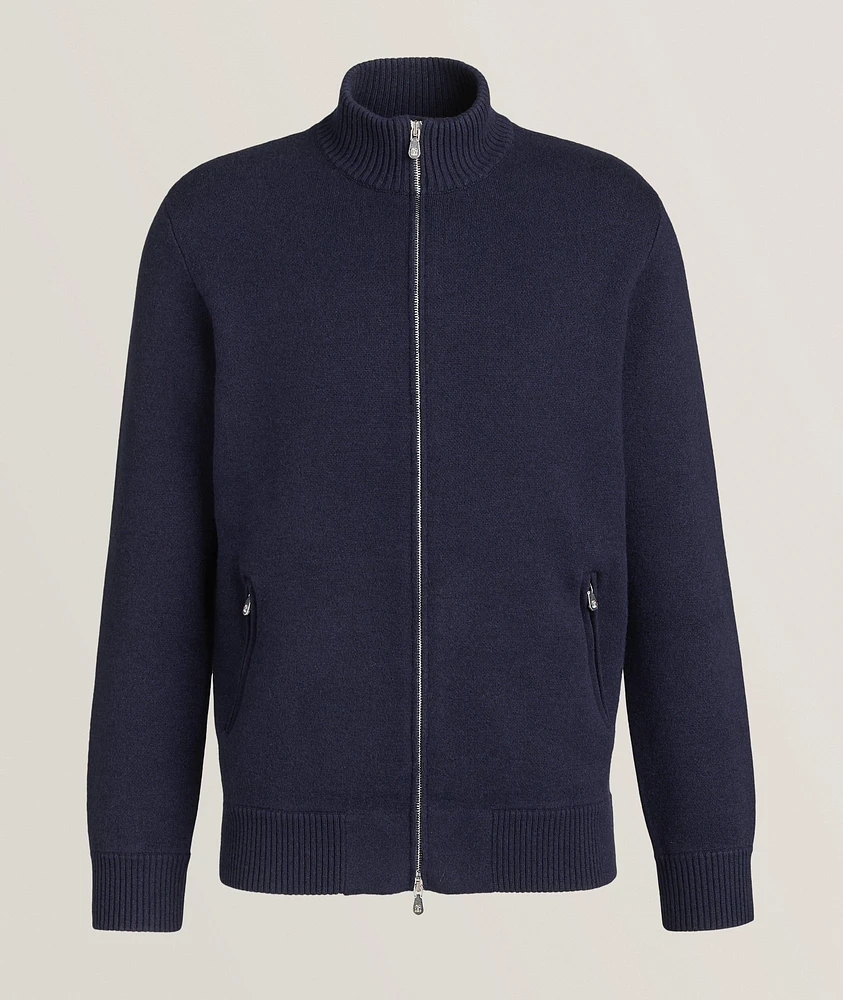 Wool, Cashmere & Silk Bomber