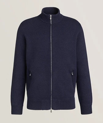 Wool, Cashmere & Silk Bomber