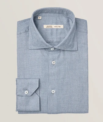 Herringbone Cotton-Lyocell Shirt
