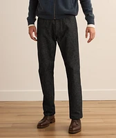 Straight-Fit Cotton-Silk Denim Jeans